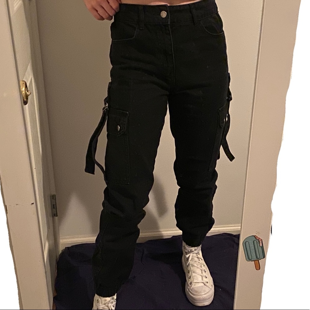 Black Cargo pants